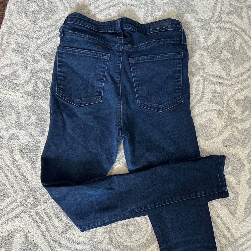 AG super high rise skinny jeans dark denim 26R The Mila